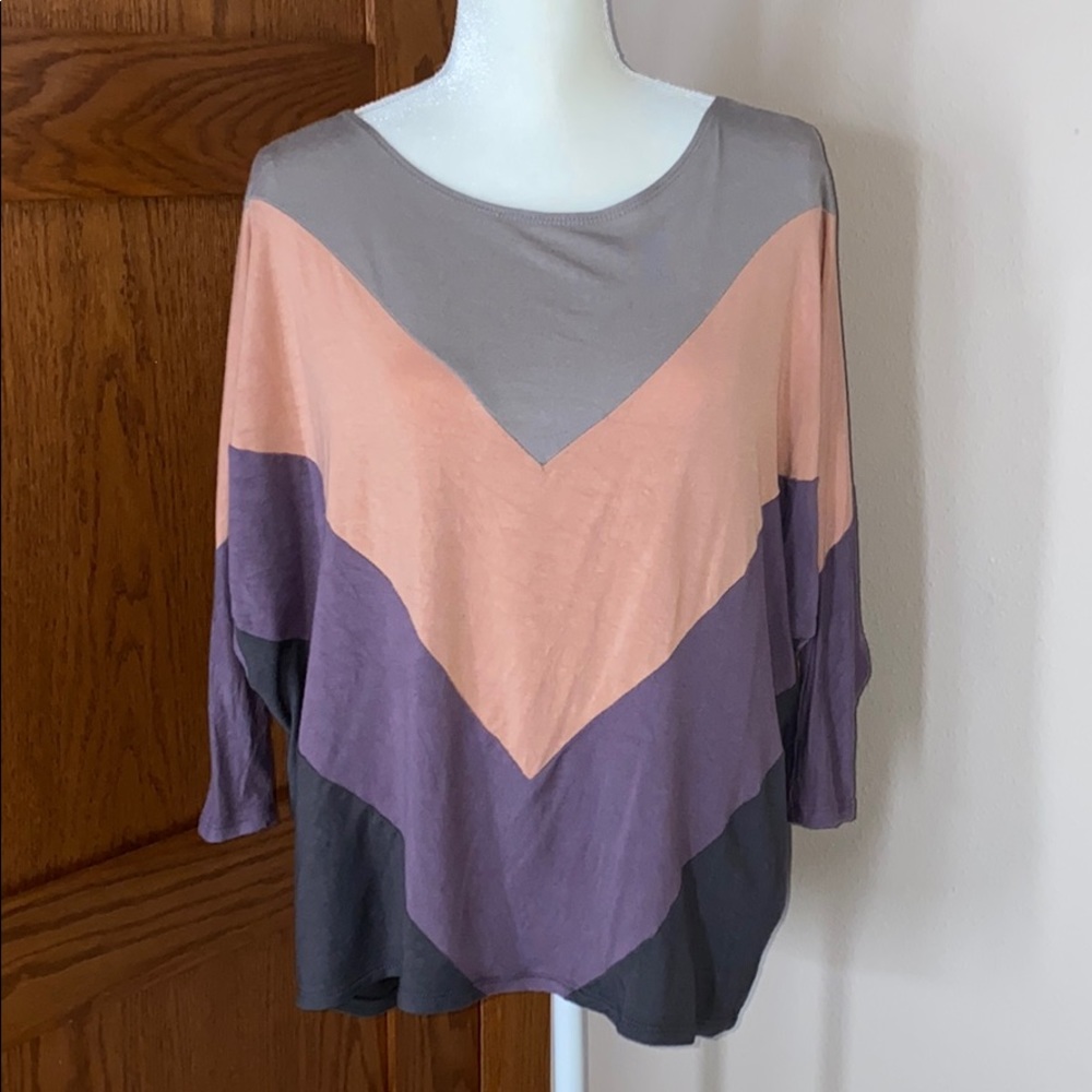 Chevron Craze Top